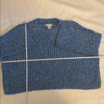Sincerely Jules Textured Crew Neck Sweater Blue Women Size XS EUC Photo 3