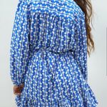 ZARA  Paula Blue Print Puff Sleeve Dress Photo 1