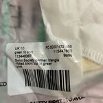 Swim Society Carmen triangle ribbed bikini top green print size 6 New Photo 2