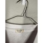 Brandy Melville John Galt White Rainbow Stripe Sweatshirt Womens OS Cropped Photo 3