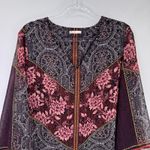 Vintage Y2K C est 1946 Boho Flowy Top Womens 2X Purple Pink Boho Romantic Fairy Photo 2