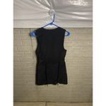 BDG Black Corduroy Sleeveless Vneck Button Casual Vest Dress Small Photo 3