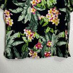Caribbean Joe  Silk Blend Tropical Floral Button Down Women's Shirt, Size LP Photo 6