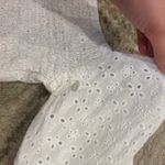 Princess Polly White Eyelet Crop Top Photo 4