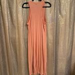 Volcom  Stonelight Clay Peach Orangey Racerback Midi Maxi Dress XL Photo 1