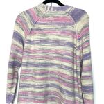 Lucky Brand  Pink Purple Cream Mid Length Cardigan Photo 7