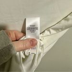 EXPRESS  White Short Sleeve Fitted Bodysuit (1036) Photo 2