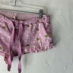 Victoria's Secret  Pink Shorts Y2k Small Pink Green Heart‎ Print Sleep Lounge Photo 1