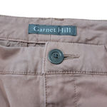 Garnet Hill Pants Size 8 W34" x L32" Casual Chino Pants Straight Leg Embroidered Embroidery Photo 6