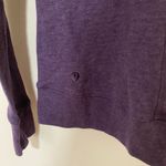 Lululemon  In A Cinch Womens Reversible Purple Sweater with Thumb Holes Size 4 Photo 5