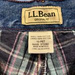 L.L.Bean Vintage 90s  Flannel Lined Jeans Mom Core High Waisted Denim, Size 10P Photo 2