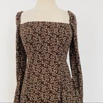 O. P. T. brown floral dress NEW Size 8 Photo 4