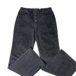 Madewell  Jeans Womens 29 Washed Black Cali Denim Boot Button Fly Cropped 26” Photo 0