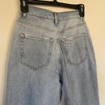 PacSun high rise straight jeans light wash buttonfly distressed Women’s size 25 Photo 4