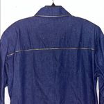 Vintage Western Country Cowgirl 80s Y2K Denim Shirt Jean Dress Gold Denim Retro Size XL Photo 8