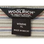 Woolrich Striped Tee Crew Neck Short Sleeve Casual Top Womens XL Photo 2