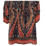 Skies Are Blue Paisley Shift Dress Photo 7