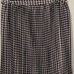 Anthropologie MODCLOTH White Black Pleated Mini Skirt Photo 3