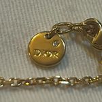 Christian Dior PETIT CD NECKLACE Gold-Finish Metal and a Black Resin Pearl Photo 5