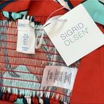 Sigrid Olsen Two Piece Set Halter Top and Skirt Orange Tropical Print Size
Small Photo 11