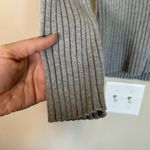 Tommy Hilfiger Tommy Hilfiger vintage y2k Women's Medium Ribbed Henley Snap Sweater Gray White Photo 2