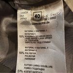 Laurel By Escada Virgin Wool Double Breasted Blazer Women's Size 40 (US Size 8) Gray Photo 4