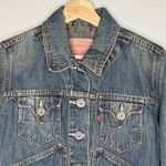 Levi's VTG Y2K  Type III Cropped Denim Trucker M Jacket 70511 Style Early 2000s Photo 2