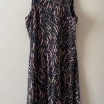 Athleta Santorini Thera Printed Dress in Abstraction Black Peat Size M Photo 4