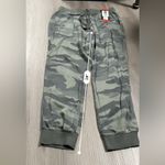 Splendid Green Camo Print High Rise Sweatpants Jogger Size M Photo 9
