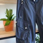 NWT Lauren Ralph Lauren Active Fitness Crop Pant w/Pockets, 2 Black Photo 2