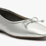 Schutz New in Box  Arissa Metallic Silver Ballet Flats Sz 7.5 Photo 0