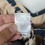 Kona Sol Green Stripe Medium Coverage One Piece Swimsuit Open Back Women's Large Photo 5