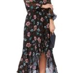 Intermix Vera High-Low Floral-Printed Silk Dress Size 0 Photo 1