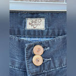 Goldsign Wide Leg Flare Orchid Blue Denim Jean 29 Photo 1