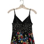 Likely  Revolve Saige Sleeveless Midi Dress Size 0 Black Floral Polka Dot‎ Boho Photo 5
