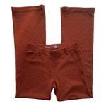 Betabrand Yoga Travel Dress Jacquard Burnt Orange Pants Sz XS Petite Photo 0