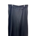 Topshop Pants Asymmetric Ruffle Overlay Design Durable Fabric Solid Black 14 NWT Photo 2