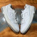 New Balance 550 White Sneakers size 7 men’s 8.5 women’s Photo 1