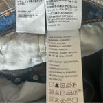 Levi's 501 Distressed Original Cropped Denim Jeans 26x26 Medium Wash 100% Cotton Photo 2