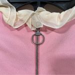 Gucci Authentic  Jersey Ruffled Dress Knee Short Sleeve Puff Interlocking XS Photo 14