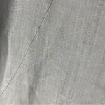 CAROLE LITTLE 100% Linen Gray Lined Side Zipper Full Skirt, Size 12 Silver Photo 5