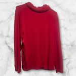 Ralph Lauren  Top Cherry Red 1/4 zip Mock Cowl Neck Zipper 2X Shirt Christmas Photo 2