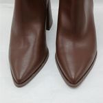 Steven By Steve Madden  Tomas Ankle Boots Womens 6.5 Brown Vegan Leather Shoe Photo 4