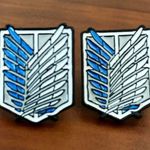 Boutique Attack On Titan Anime Unisex Stud Earrings New Photo 0