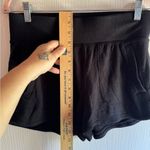 Athleta  black pull‎ on shorts size S Photo 6