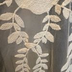 Xhilaration Denim lace button up shirt medium Photo 4