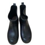 Samsraber Women's Low Rain Boots, Black, Size Women US11/ EU43, Men 9.5 Black Photo 3