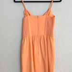 Amanda Uprichard coral orange strappy baby doll silk mini whenever dress S Photo 5