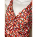 Sweet Escape Size 12 Swimsuit One Piece Full Coverage Coral Ruched Sides Padded Pink Photo 4