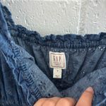 Doen x Gap denim eyelet blue midi dress Size M Photo 4